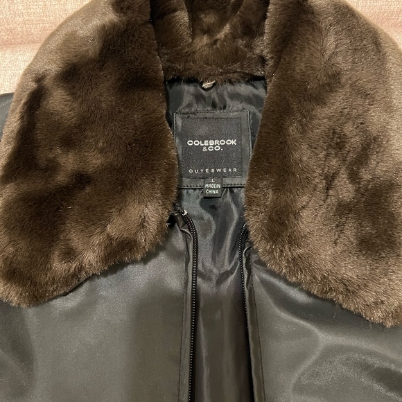 Colebrook and Co Black Rain Jacket Large - Picture 3 of 6